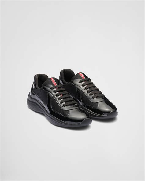 prada black court shoes|prada black sneakers women's.